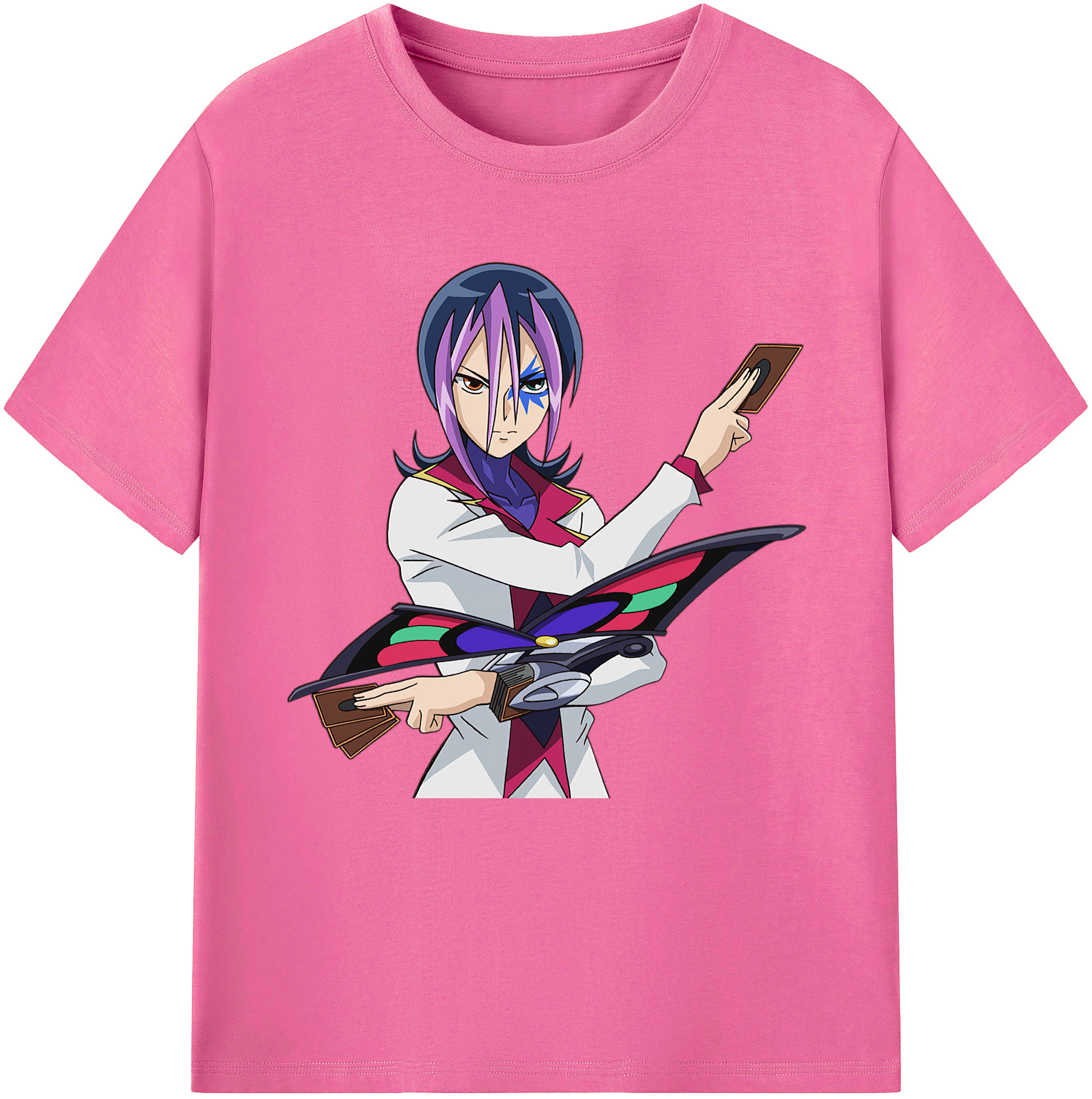 （画像用） 遊☆戯☆王 Yu-Gi-Oh! レディースカジュアルプリントTシャツ（綿100％）